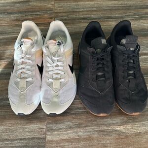 Nike Dual-Tone Sneakers in White and Black